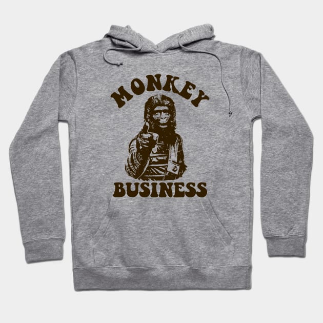 Planet of the Apes - Monkey Business Hoodie by KERZILLA